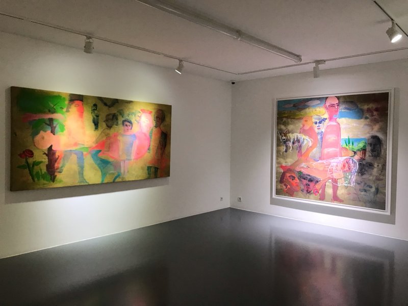 I Left Myself Somewhere, installation view