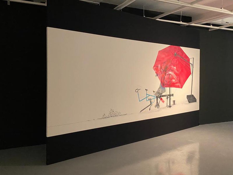 I Have Never Been Here , installation view