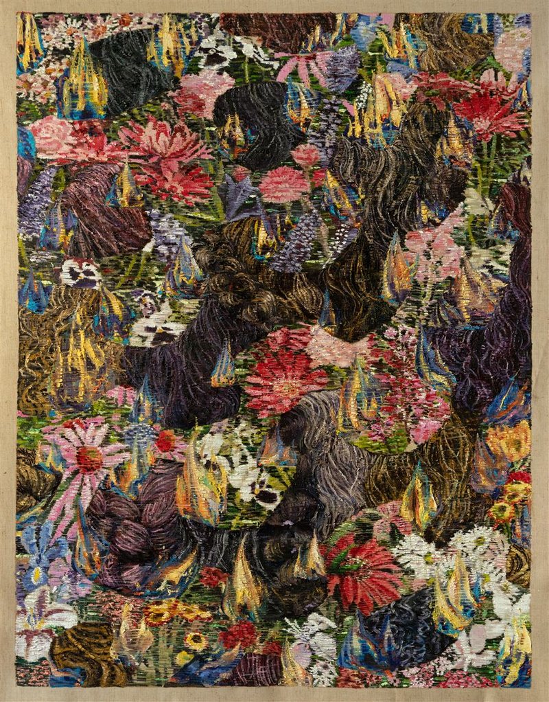 Soudeh Davoud, Trial By Fire, A Lively Spring Garden, 2023
