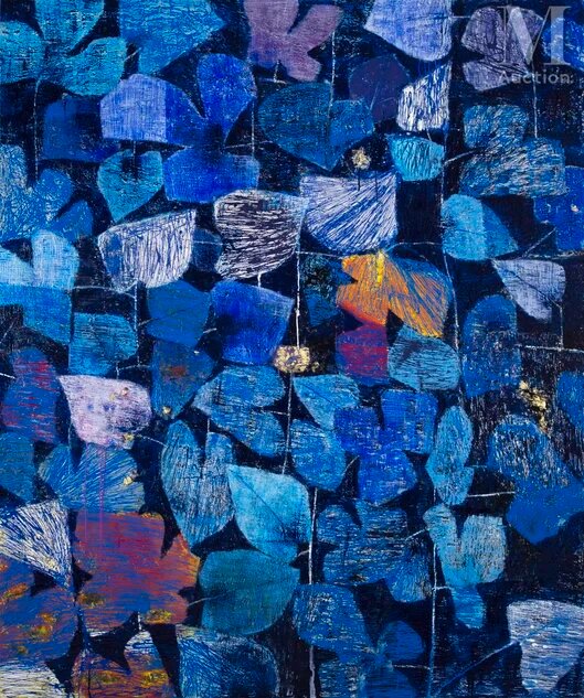 Reza Derakshani, Every Blue Night, 2021