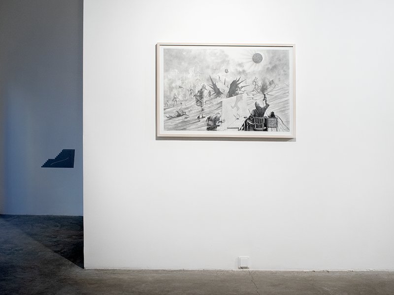The den of the man with hollow eyes, installation view