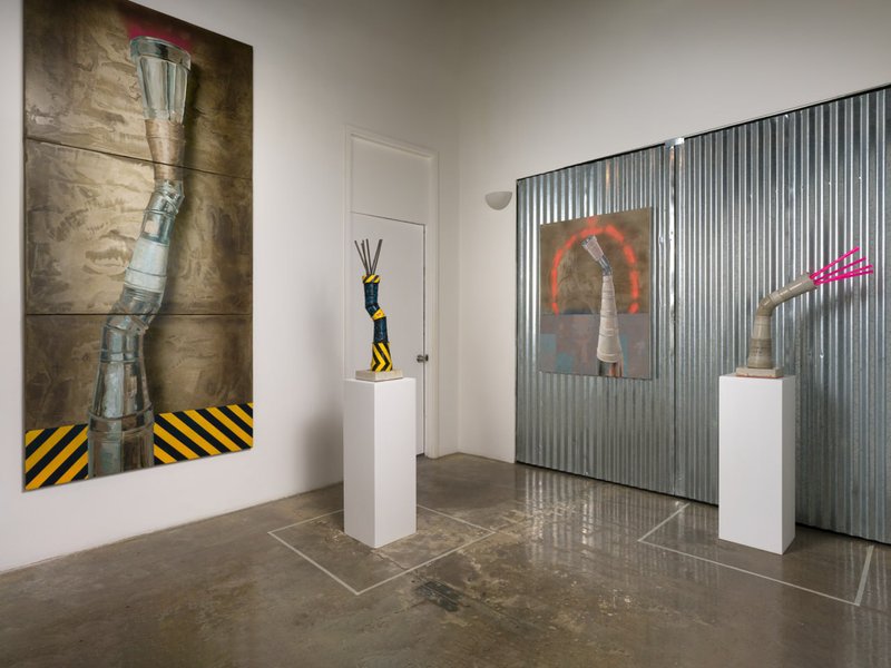 Extensions of A Collapsing Landscape, Intubated Futures, installation view