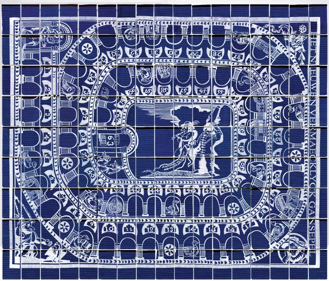 Ghazaleh Avarzamani, Game of Goose, 2016