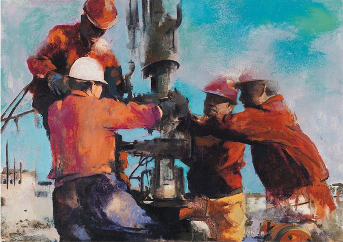Amirhossein Zanjani, Oil Workers, 2012