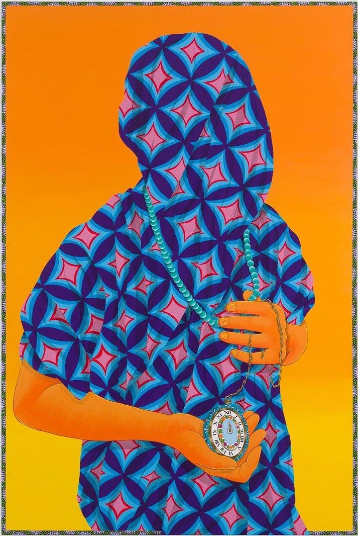 Amir H Fallah, Ticking Away, 2023