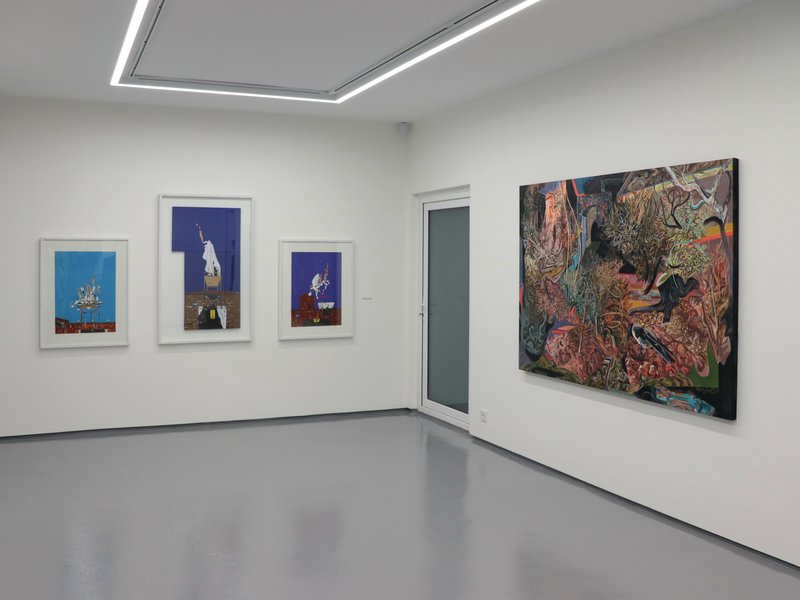 Etefagh at No. 10, installation view