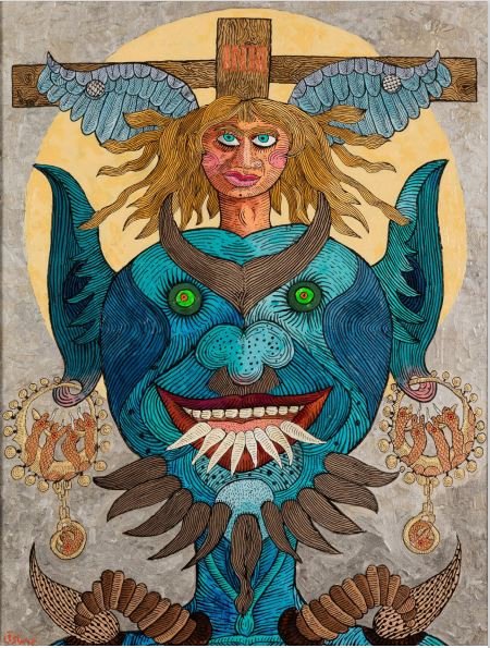 Ali Akbar Sadeghi, Holy Turquoise, 2023