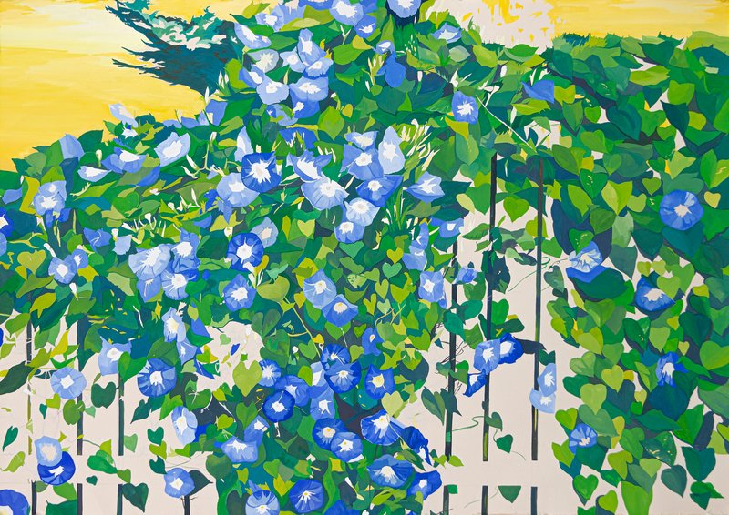 Mozhan Yaghoubi, The Glorious Gold Yellow Morning, 2023