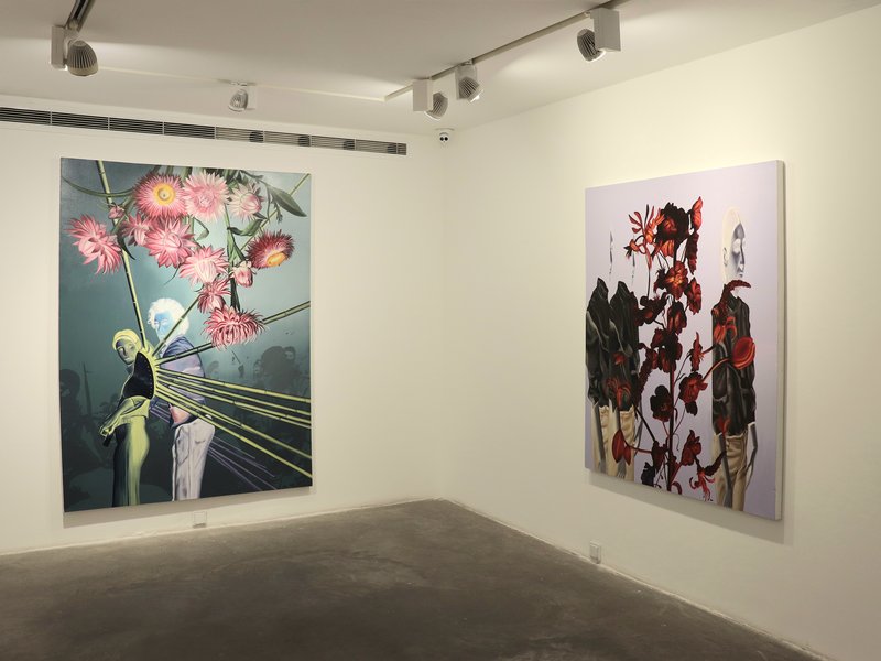 Crossing the Shadows, installation view