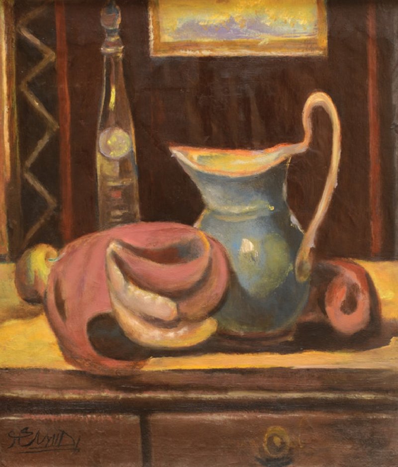 Javad Hamidi, Yellow Table, 1981