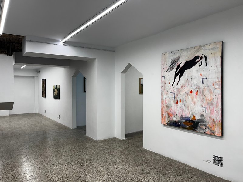 The Horse, installation view