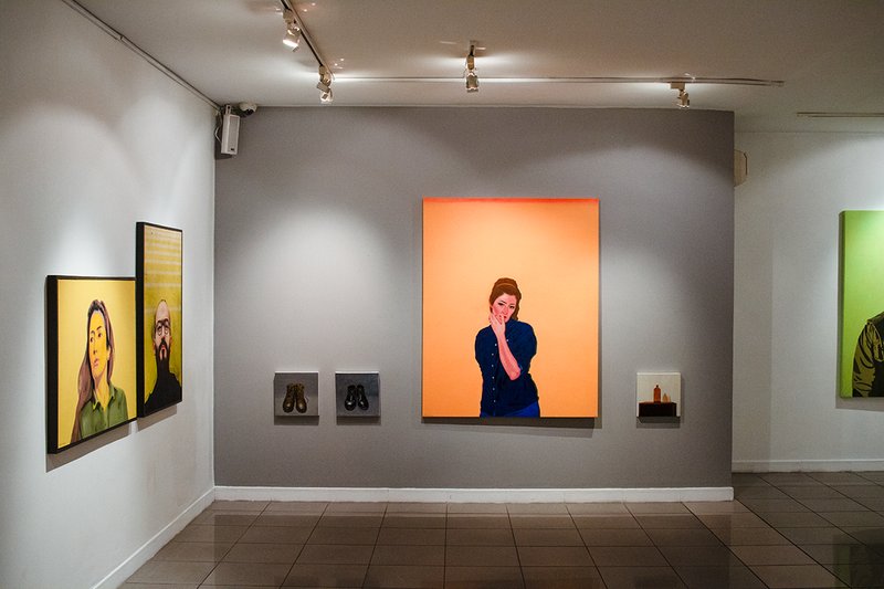 Cordon off (a place to be crowded out), installation view