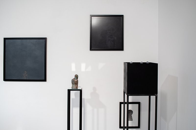 Uncertain And Endless From ongoing series “Homo”, installation view