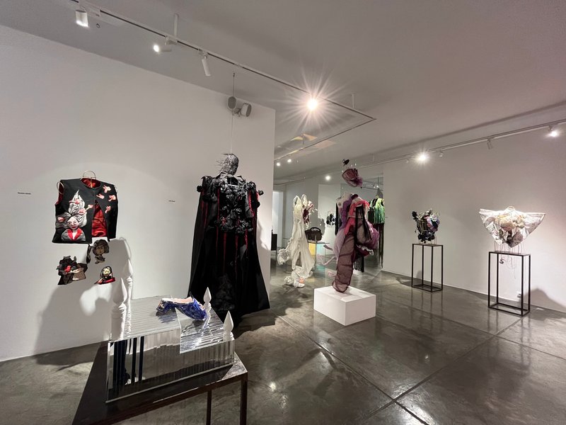 Garments and Hangers, installation view