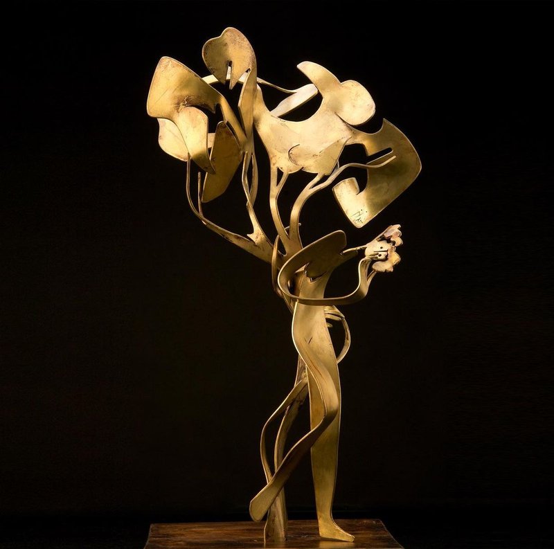 Iraj Zand, Woman and Tree, 2001