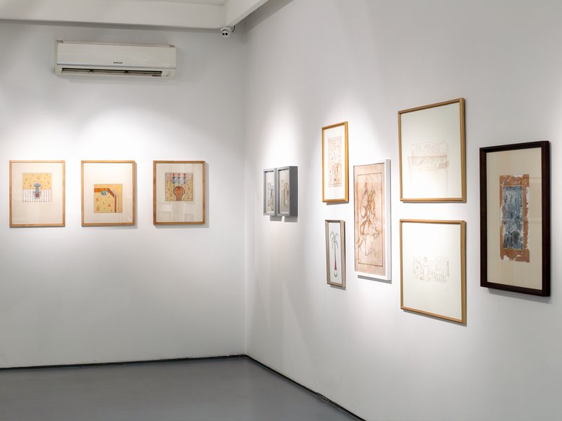 ‏Mohammad Siyah Qalam Biannual, installation view