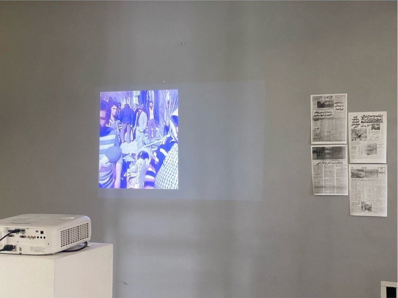 No I Didn't See Anything, installation view