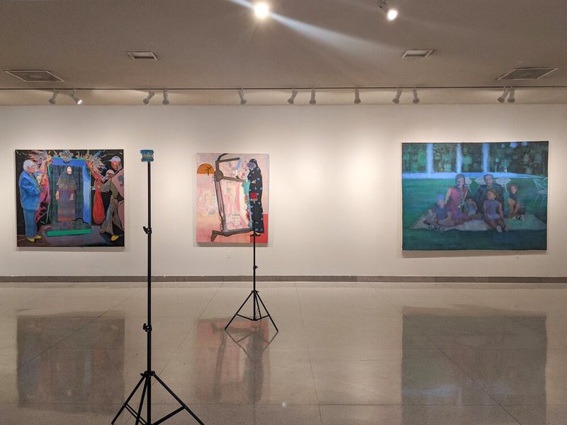 اجرای اضطراب، نمای چیدمان