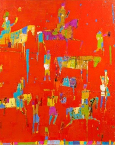 Reza Derakshani, Red Field Hunting, 2013