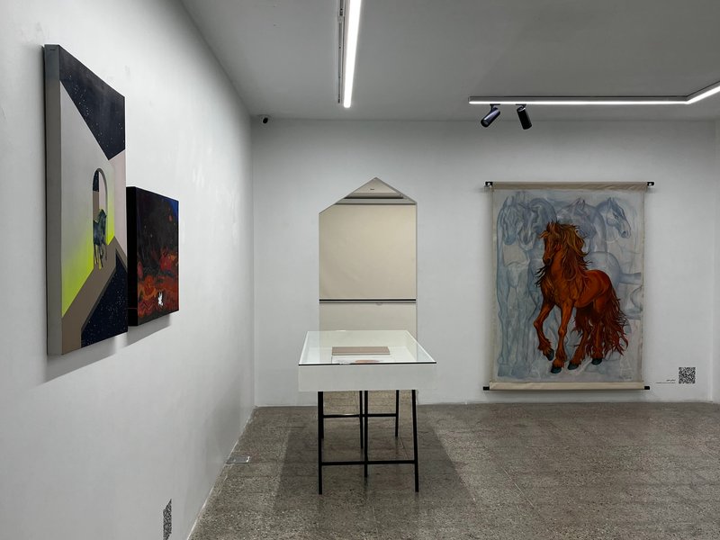 The Horse, installation view