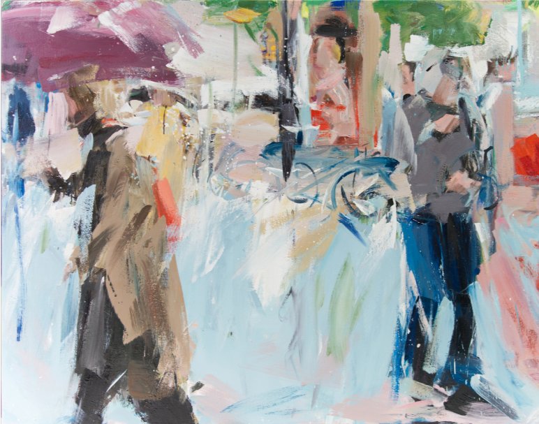 Alireza Varzandeh, Neumarkt (Sommerregen), 2023