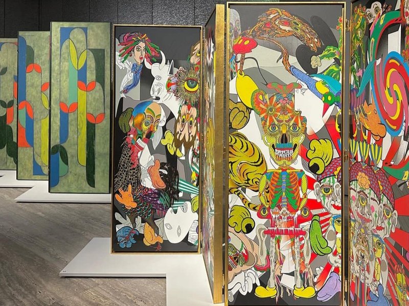 Screens: Folding Screens from the 17th to 21st Centuries, installation view