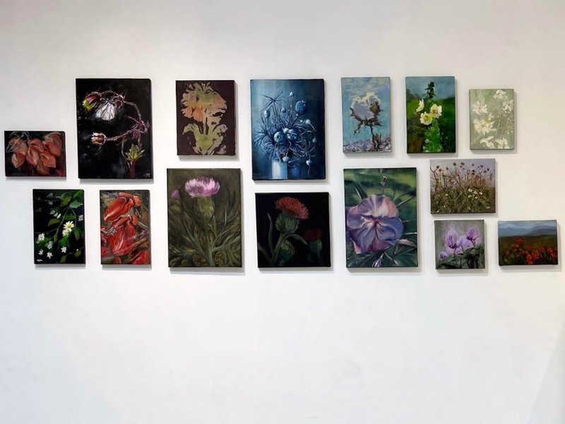 Wild Flowers, installation view