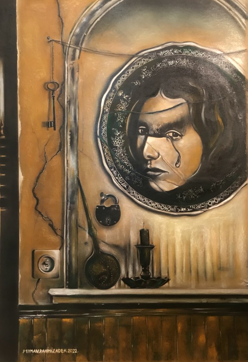Peyman Rahimizadeh, A Woman in a Closet, 2022