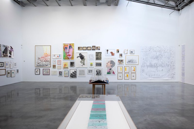 Drawing 2020, installation view
