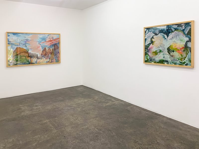 A Remembrance of Fallen Leaves, installation view