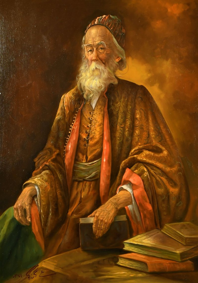 Abbas Katouzian, A Portrait of an Elderly Gentleman, 1992