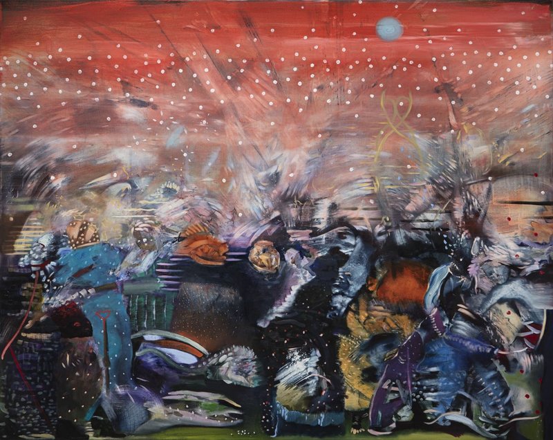 Ali Banisadr, Red, 2020