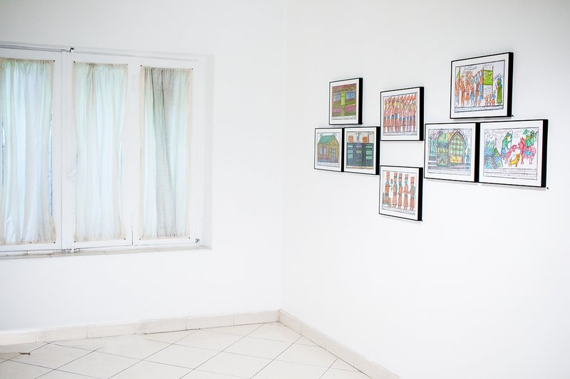 Kazem Ezi's Artworks, installation view