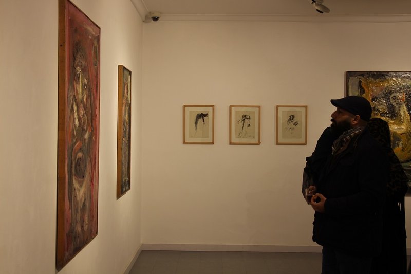 نمایشگاه نقاشی، نمای چیدمان
