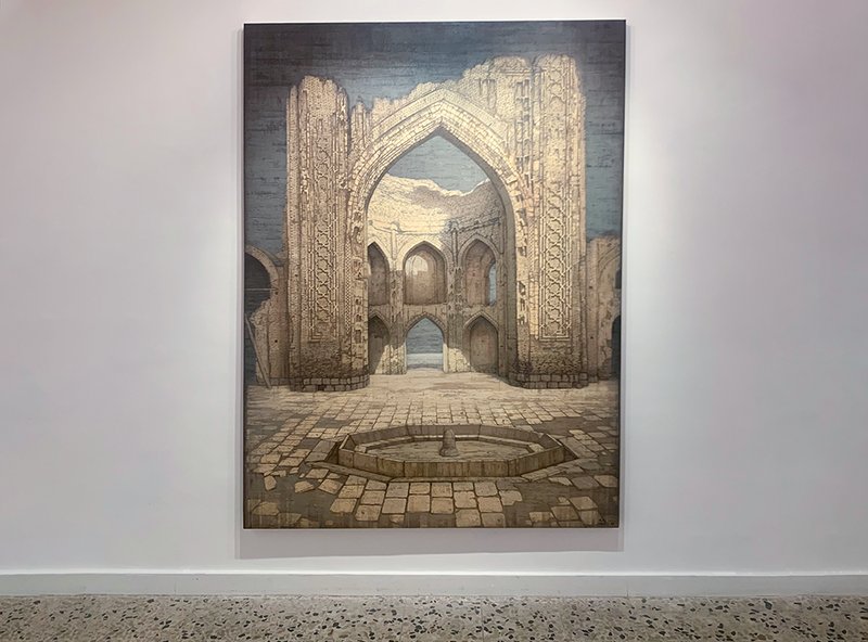 آثار طاهر پورحیدری، نمای چیدمان