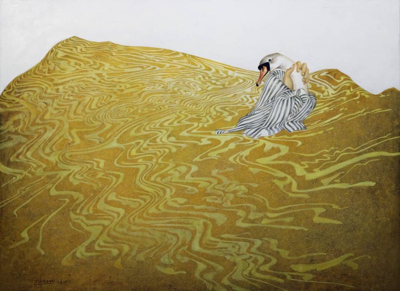 Omid Hallaj, Unfinished Glamor, 2024