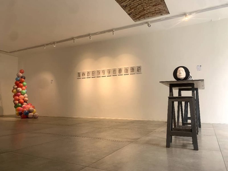 Don't Smile, You're on Camera, installation view