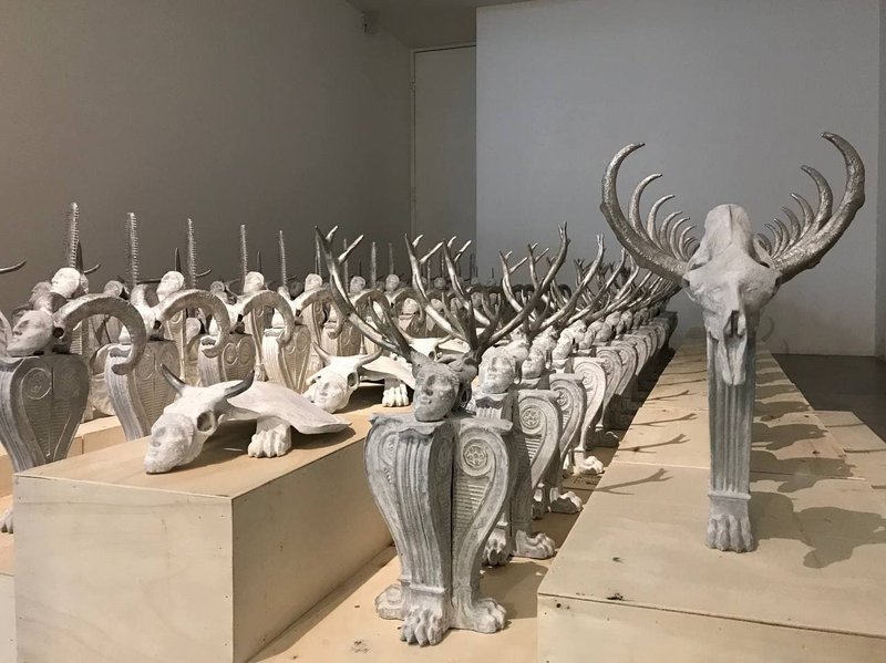 Collageman, installation view