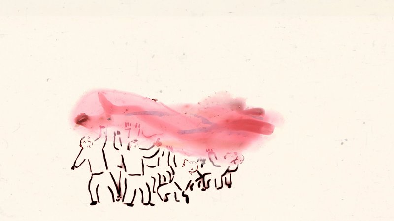 Tala Madani, The Crowd, 2017