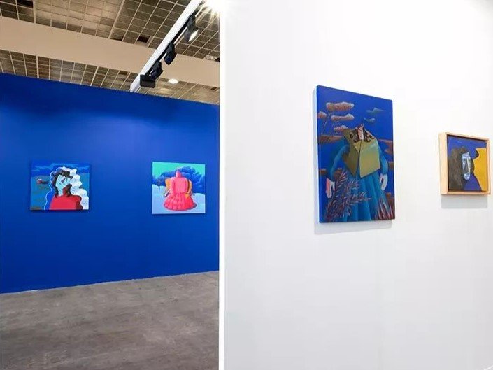 Installation view.