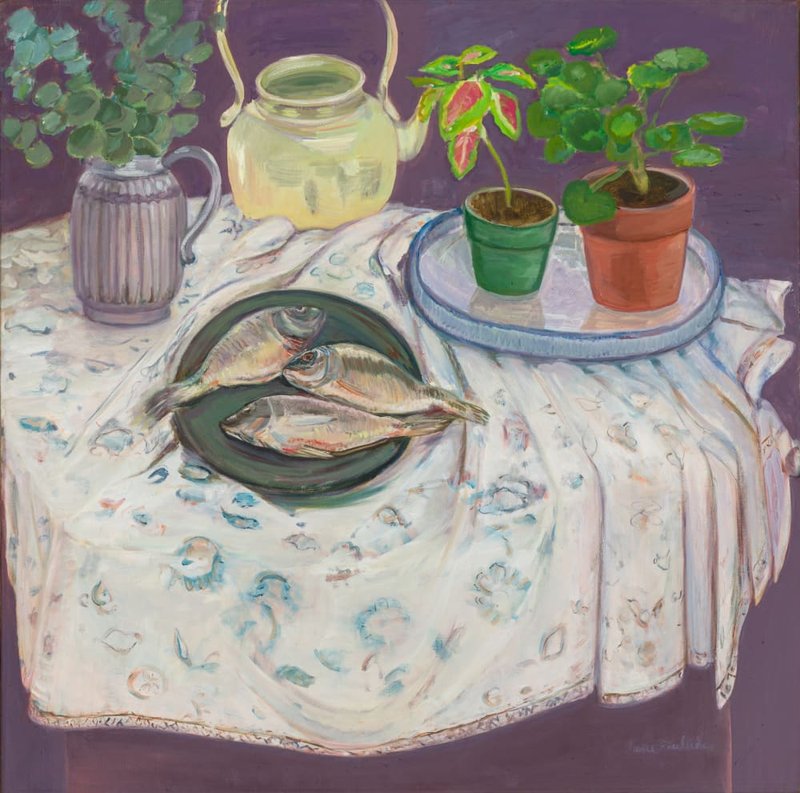 Jane Freilicher, Plants and Fish, 1973
