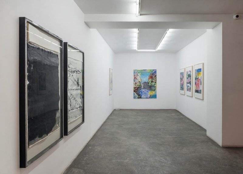 Typology of Lines and the Absence/Presence of Color Amongst Other Things, installation view