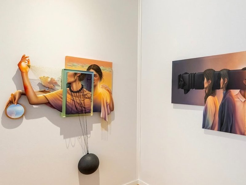 Installation view.