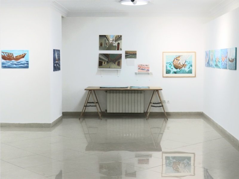 Nakhoda Abdolrasoul Gharibi's Artworks، نمای چیدمان.