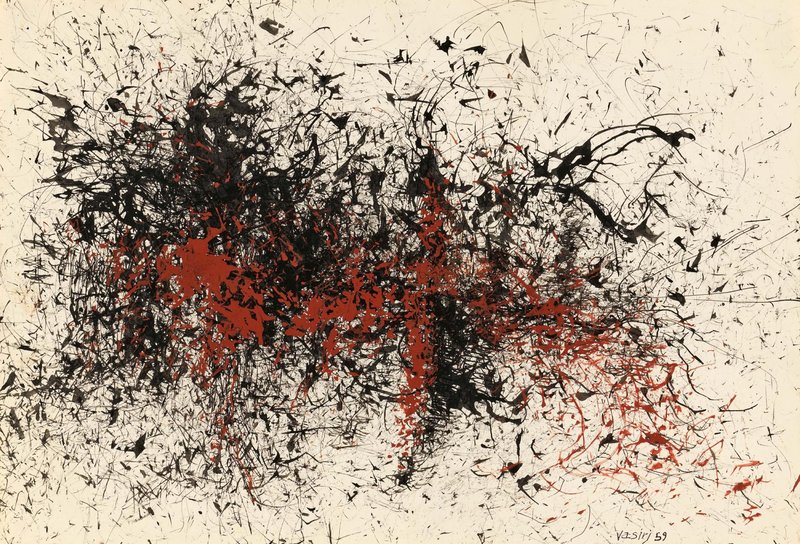 Mohsen Vaziri Moghaddam, Informelle Strukturen, 1959