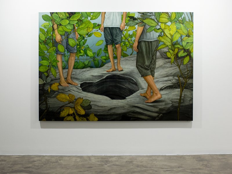 In-between, installation view