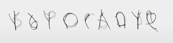 Hossein Valamanesh, Forest of Words 2, 2003