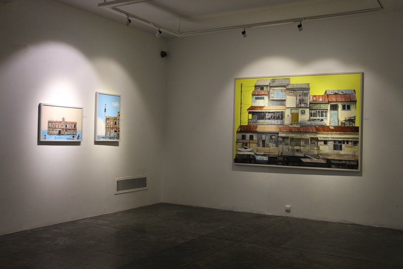 گذشته، نگذشته، نمای چیدمان