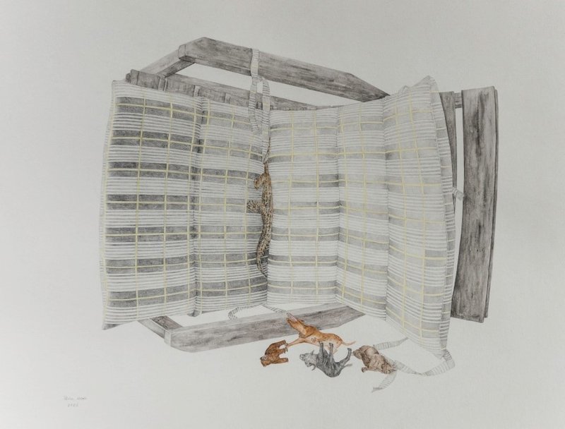 Parisa Abbasi, Here the Feelings of Gloominess and Melancholy , 2023