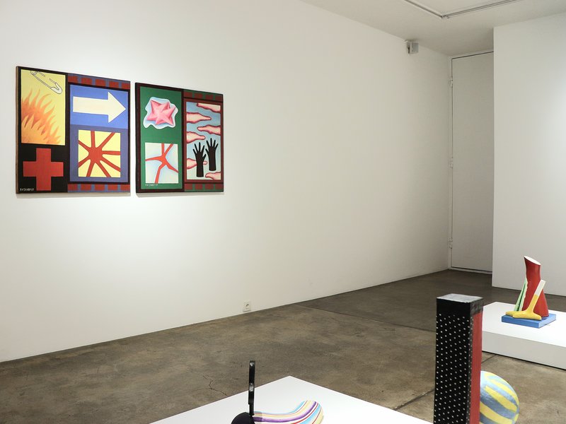 solo show - Bijan Nemati Sharif, Installation view.